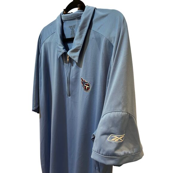 RBX Tennessee Titans Men’s 2XL Blue Zip Front Shirt Official NFL Licensed - Picture 6 of 8